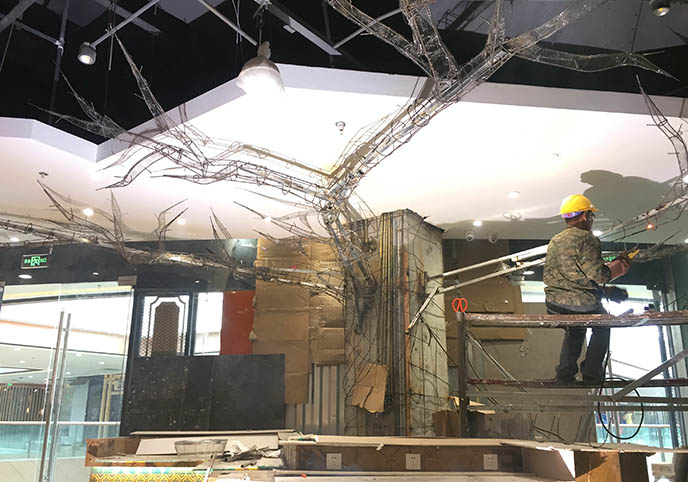 仿真樹(shù)包柱子