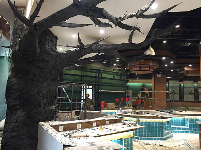 仿真樹(shù)包柱子