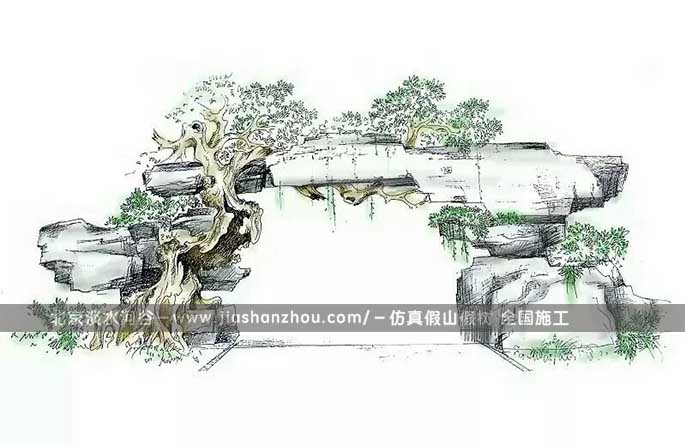 仿真樹(shù)大門(mén)