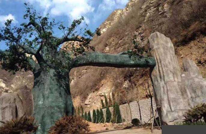 仿真樹(shù)大門(mén)