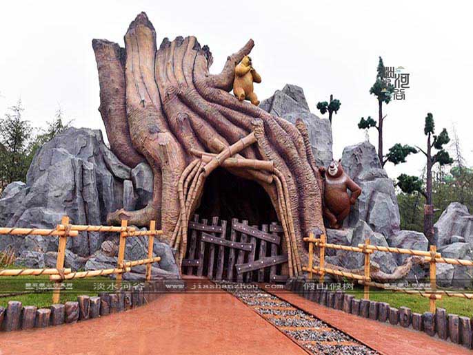 仿真樹(shù)大門(mén)