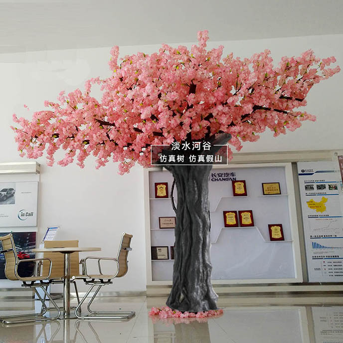 仿真桃花樹