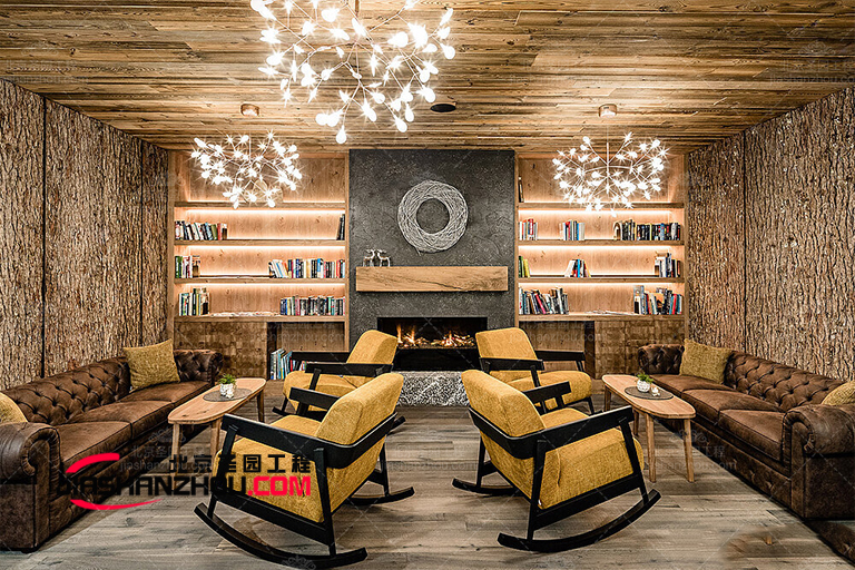 仿真樹皮墻面裝飾