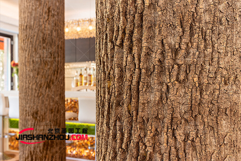 仿真樹(shù)皮墻面裝飾
