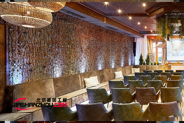 仿真樹(shù)皮墻面裝飾