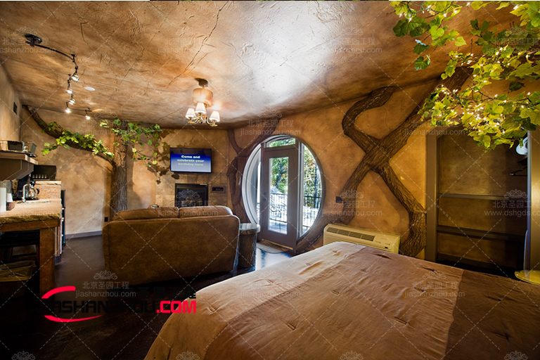 仿真樹(shù)皮酒店