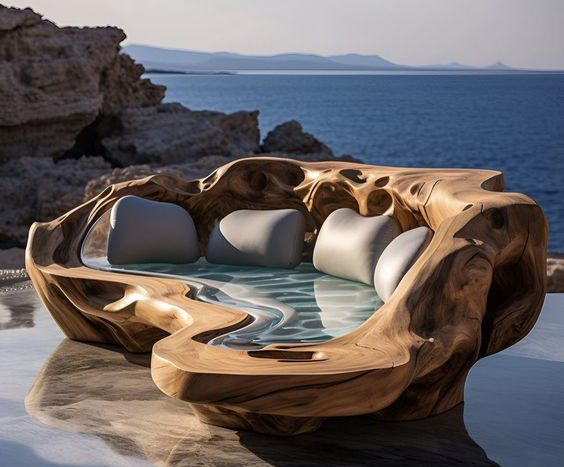 水泥仿木座椅.jpg 水泥仿木座椅