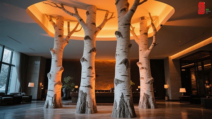 仿真白樺樹(shù)