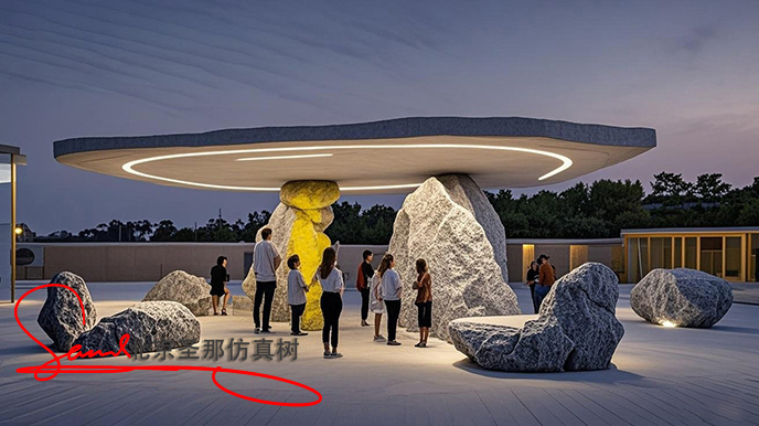 水泥仿木涼亭.jpeg 水泥仿木涼亭