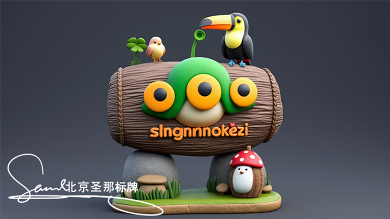 水泥仿木標(biāo)識(shí)牌