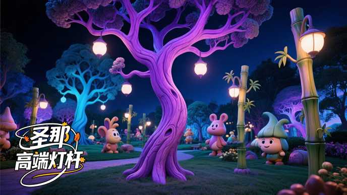 卡通燈桿