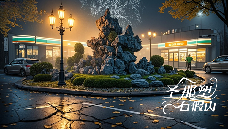 水泥假山.jpg 水泥假山