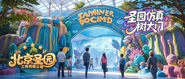 水泥假山大門.jpg 水泥假山大門