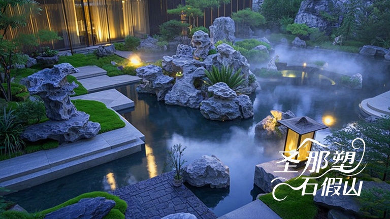 塑石假山